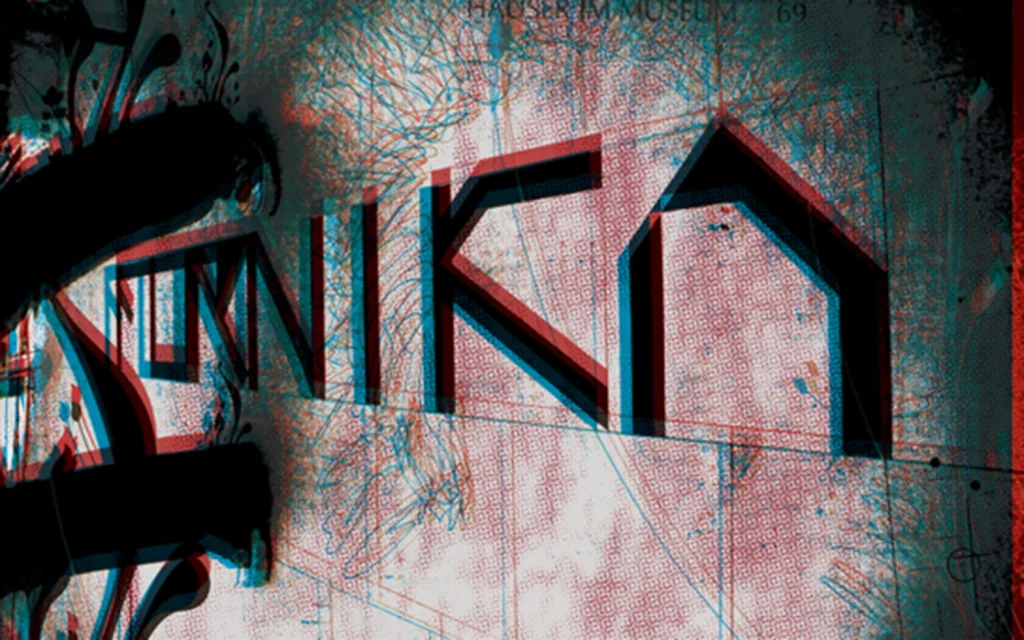 Der Begriff "Fornika" grafisch bearbeitet mit Händen und am Rechner